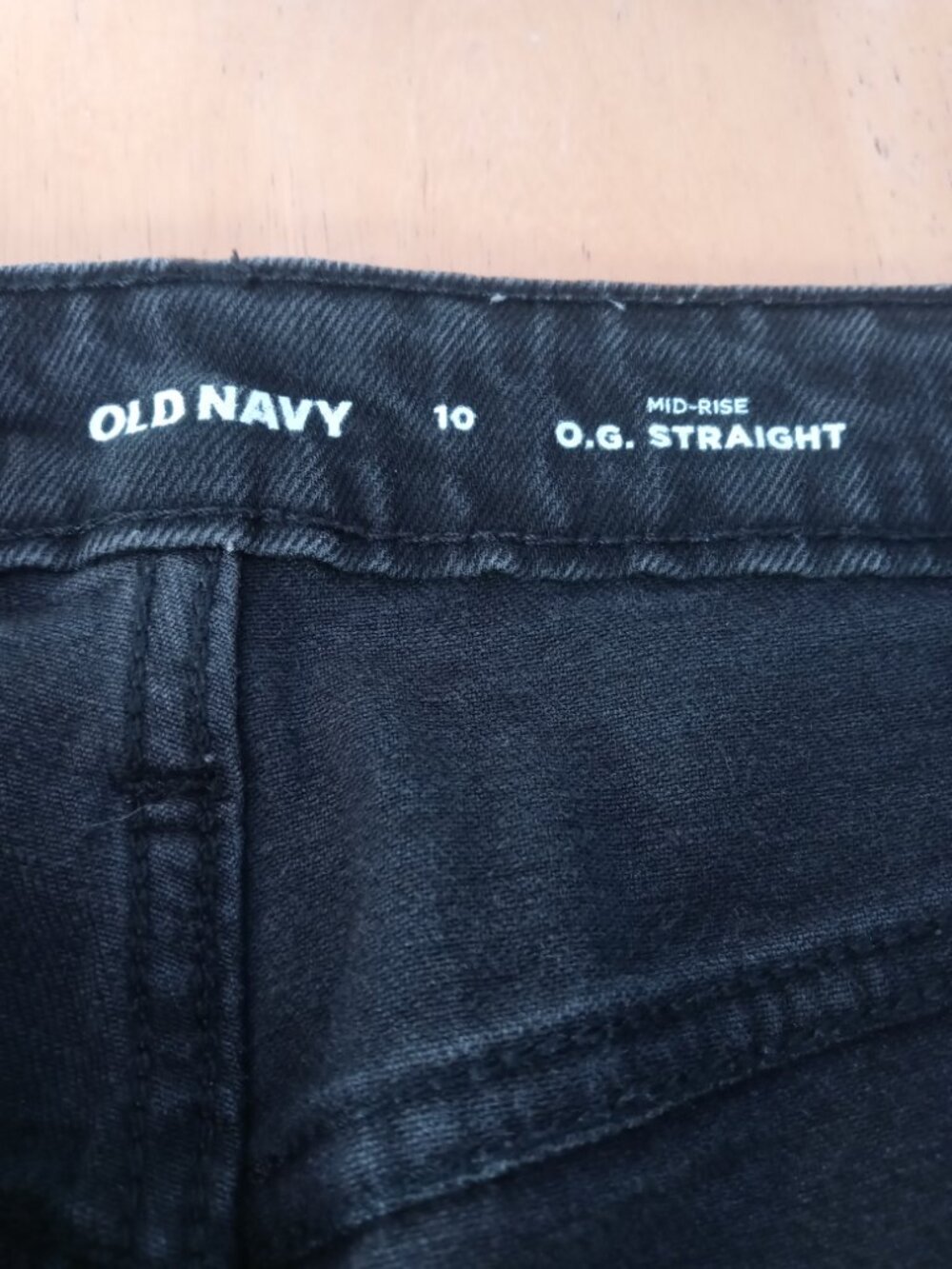 OLD NAVY mid rise OG straight jeans in galaxy (sz10) - Picture 5 of 15